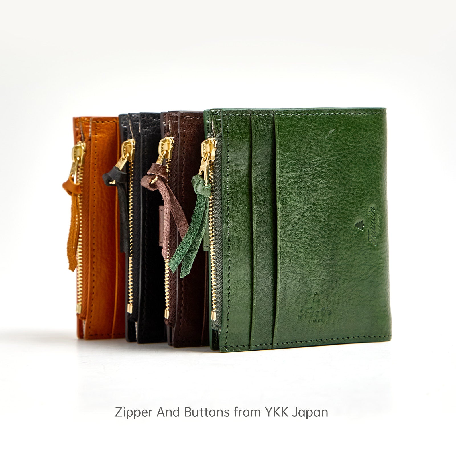 Tevalin Soft Leather Wallet with Photo, Coin Pocket, and 8